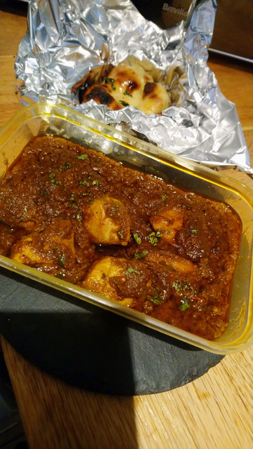 Balti chicken (vindaloo)