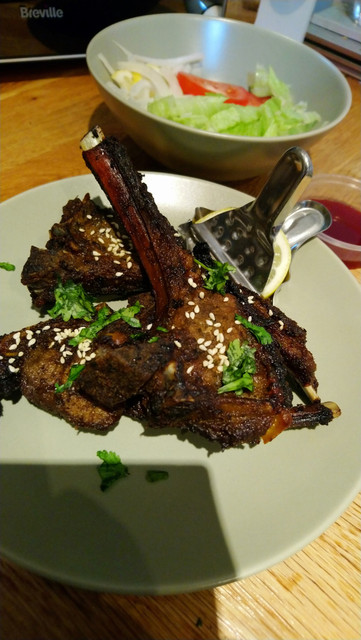 Re: Tandoori lamb chops starter (3): £69.00