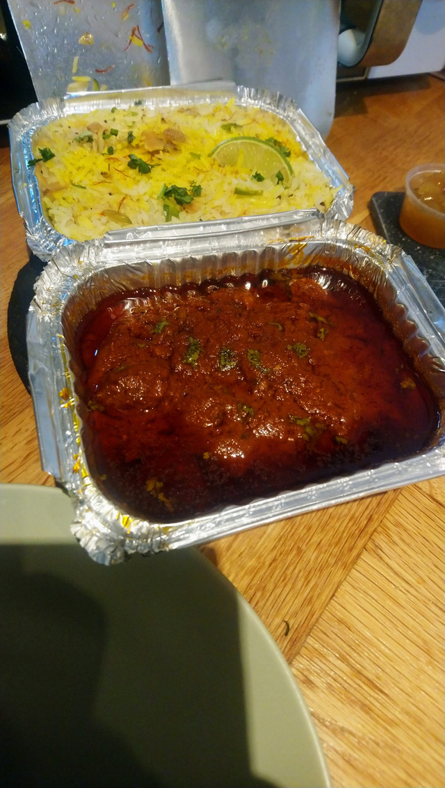 Balti lamb (madras)