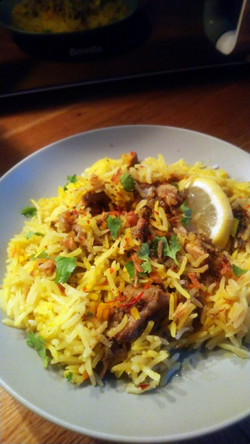 Re: Clay pot chicken biryani