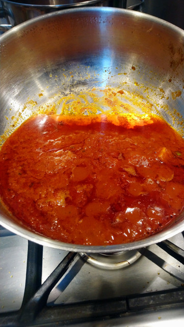 Chicken vindaloo