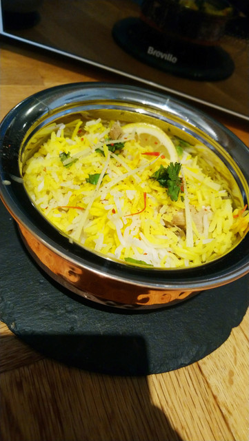 Karachi chicken biryani 